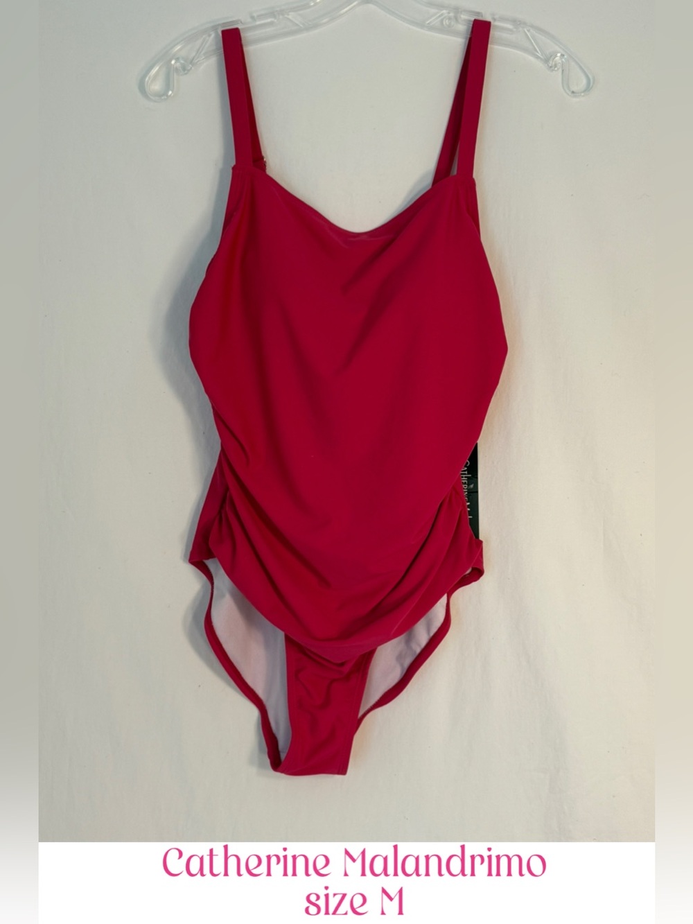 Woman’s Solid Magenta One-Piece Swimsuit